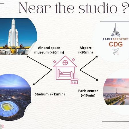 Studio 10Min Paris Centre I Cdg Drancy Buitenkant foto